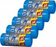 VRECIA NA ODPADKY Jan Niezbędny JEDNODUCHÉ BALENIE 35L MODRÉ 30KS x 5 VRECIA NA ODPADKY Jan Niezbędny JEDNODUCHÉ BALENIE 35L MODRÉ 30KS x 5