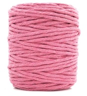 Bavlnená šnúrka na makramé DIRTY PINK 100m 5mm Bavlnená šnúrka na makramé DIRTY PINK 100m 5mm