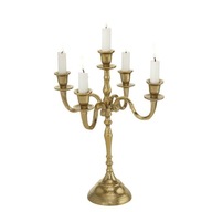 Vysoký zlatý svietnik glamour lampáš Classic Vysoký zlatý svietnik glamour lampáš Classic