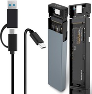 Adaptér krytu jednotky M.2 NVME NGFF SSD USB C 3.1