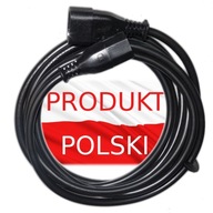 PC NAPÁJACÍ KÁBEL POČÍTAČOVÝ PREDLŽOVACÍ KÁBEL 5m 3x1mm C13/C14 M/F