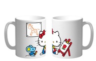 HELLO KITTY hrnček + MENO a KARTÓN ZDARMA 330ml HELLO KITTY hrnček + MENO a KARTÓN ZDARMA 330ml