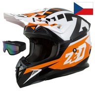KRÍŽOVÁ PRILBA ZED RED X1 NA MOTOCYKLOV + OKULIARE S KRÍŽOVÁ PRILBA ZED RED X1 NA MOTOCYKLOV + OKULIARE S
