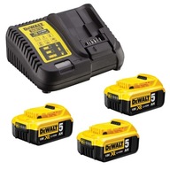 3x 18V batéria DCB184 + nabíjačka DCB115 DeWalt