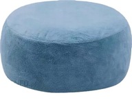 NAFUKOVACÍ ZAMATOVÝ Puf 54x28cm, OCEL NAFUKOVACÍ ZAMATOVÝ Puf 54x28cm, OCEL