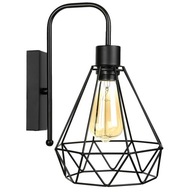 Drôtené nástenné svietidlo Loft Edison vyrobené z LED drôtu Drôtené nástenné svietidlo Loft Edison vyrobené z LED drôtu