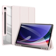 Puzdro Dux Ducis Toby s flipovým stojanom pre Samsung Galaxy Tab S9 FE - ružové