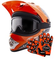 DETSKÝ SET NA CROSS BMX ENDURO QUAD PRILBA OKULIARE RUKAVICE M DETSKÝ SET NA CROSS BMX ENDURO QUAD PRILBA OKULIARE RUKAVICE M