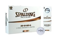 Golfové loptičky SPALDING Distance and Control biele Golfové loptičky SPALDING Distance and Control biele