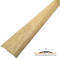 Prahová lišta 30 mm PVC dub 8p, dĺžka 2m Prahová lišta 30 mm PVC dub 8p, dĺžka 2m