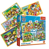 PAW PATROL 4v1 puzzle Holiday Tlapková patrola PAW PATROL 4v1 puzzle Holiday Tlapková patrola
