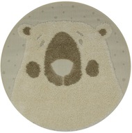 Detský koberec Mäkký plyš kruh 120 okrúhly