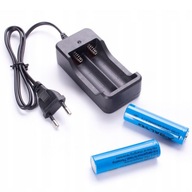 Nabíjačka + dve batérie 18650 Ultrafire 3,7V Nabíjačka + dve batérie 18650 Ultrafire 3,7V