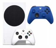 Konzola Xbox Series S 512 GB + 2x podložka biela/modrá