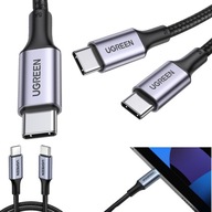 UZELENÝ KÁBEL USB-C NA USB-C TYPU C 100 W FAST QC 4 UZELENÝ KÁBEL USB-C NA USB-C TYPU C 100 W FAST QC 4