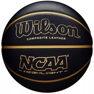 Basketbalová lopta Wilson NCAA Highlight 295, čierna, veľkosť 7