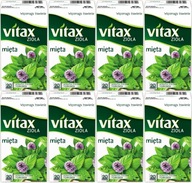 Bylinkový čaj v sáčkoch Vitax Herbs mäta 20 ks x8
