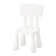 IKEA MAMMUT Detská stolička, biela