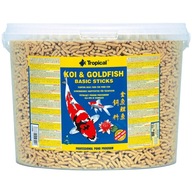 Tropické tyčinky Koi&Goldfish Basic Sticks 11L krmivo