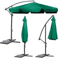 SKLADACÍ ZÁHRADNÝ DÁŽDNIK, 6 SEGMENTOV, ZELENÝ, 350CM SKLADACÍ ZÁHRADNÝ DÁŽDNIK, 6 SEGMENTOV, ZELENÝ, 350CM