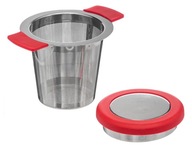 Nálevník na bylinkový čaj RED s krytom sitka Nálevník na bylinkový čaj RED s krytom sitka