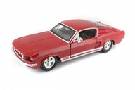 Kompozitný model Ford Mustang GT 1967 1/24 červená