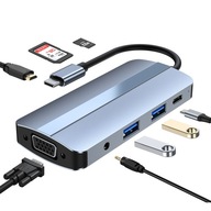USB C HUB typ C 3.1 Thunderbolt 3 HDMI 4K VGA SD TF