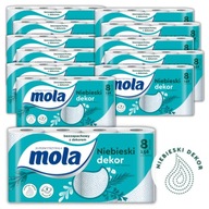 Toaletný papier Mola Blue Dekor (8 roliek) x 12 bal