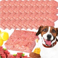 Surové mrazené mäso mokré krmivo pre psov hovädzie hydina sada 20kg BARF Surové mrazené mäso mokré krmivo pre psov hovädzie hydina sada 20kg BARF