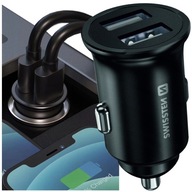 Nabíjačka do auta 2x USB 2.4A 24W 12V - 24V Quick Charge 3.0 SWISSTEN Nabíjačka do auta 2x USB 2.4A 24W 12V - 24V Quick Charge 3.0 SWISSTEN