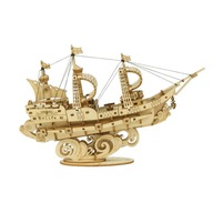 Robotime - Drevené 3D puzzle - Plachetnica Robotime - Drevené 3D puzzle - Plachetnica