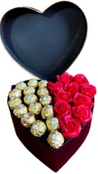 SADA KVETINOV MYDLOVÉ RUŽE FERRERO VALENTÍN SADA KVETINOV MYDLOVÉ RUŽE FERRERO VALENTÍN
