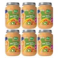 DEVA Dezert z kiwi a broskyne s banánom, 6x200g DEVA Dezert z kiwi a broskyne s banánom, 6x200g