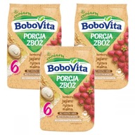 Bobovita Kaša z prosa a ryže bez mlieka 3x170 ml Bobovita Kaša z prosa a ryže bez mlieka 3x170 ml
