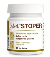 Dolvit Stoper 30 tabliet - Prípravok proti poruchám trávenia pre psov/mačky. Dolvit Stoper 30 tabliet - Prípravok proti poruchám trávenia pre psov/mačky.