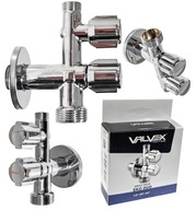 KOMBINOVANÝ UHLOVÝ KOMBINOVANÝ VENTIL 1/2x3/8x3/4 PRE UMÝVAČKU RIADU K PRÁČKE KOMBINOVANÝ UHLOVÝ KOMBINOVANÝ VENTIL 1/2x3/8x3/4 PRE UMÝVAČKU RIADU K PRÁČKE
