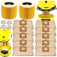 10x TAŠKY + 2x FILTER DO vysávača KARCHER WD3 200 10x TAŠKY + 2x FILTER DO vysávača KARCHER WD3 200