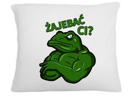 VANKÚŠ Vtipný PRINT FUCK YOU FROG DARČEK VANKÚŠ Vtipný PRINT FUCK YOU FROG DARČEK