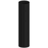 KROP PVC žľaby BLACK DOWN PIPE fi 90, 4 m dlhé