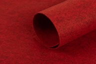 Plsťová látka 1,2mm, ozdoby, červená melanž 10cm