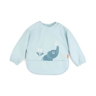 Vyrobené Deer Bib s rukávmi 6m+ Elphee Blue