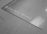 Oceľ NCV1 /80CrV2/1.2235, rozmer #2,8x150x350 mm
