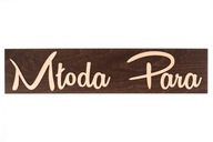 Drevené svadobné plakety "Mladý pár" Drevené svadobné plakety "Mladý pár"