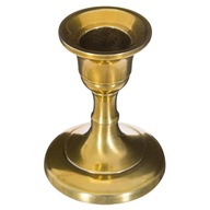 STOJAN NA SVIEČKU Zlatý kovový stojan na sviečku, 7,5 cm STOJAN NA SVIEČKU Zlatý kovový stojan na sviečku, 7,5 cm