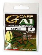 Gamakatsu A1 G-Carp Specialist Háčiky Camou G 4 - kaprové háčiky Gamakatsu A1 G-Carp Specialist Háčiky Camou G 4 - kaprové háčiky