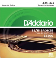 STRUNY PRE AKUSTICKÚ GITARRU D'ADDARIO EZ 890 + ! STRUNY PRE AKUSTICKÚ GITARRU D'ADDARIO EZ 890 + !