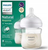 AVENT SKLENENÁ FĽAŠA NATURAL 120ml 0m+ 930/01 AVENT SKLENENÁ FĽAŠA NATURAL 120ml 0m+ 930/01