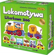 PÍSMENOVÁ LOKOMOTÍVA ZOO - Edu puzzle, ADAMIGO PÍSMENOVÁ LOKOMOTÍVA ZOO - Edu puzzle, ADAMIGO