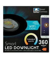 Zapustené LED svetlo LSC Smart Connect 4,8 W 360 lumenov Čierne Zapustené LED svetlo LSC Smart Connect 4,8 W 360 lumenov Čierne