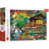Trefl Puzzle Chata v lese 3000 Trefl Puzzle Chata v lese 3000